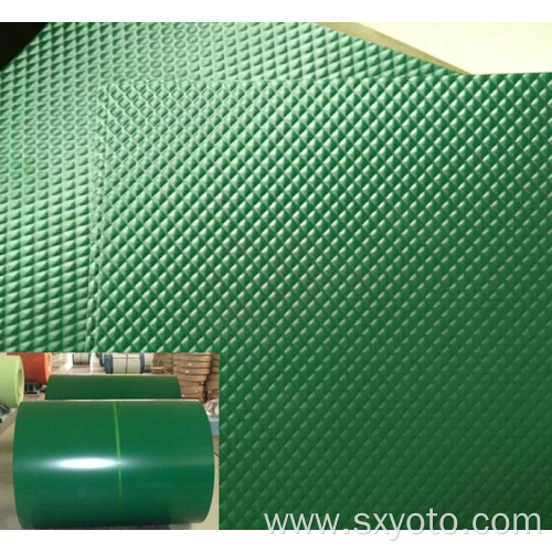 Embossed Steel Household Appliances Embossed Aluminum Coil For Furniture cabinets Factory